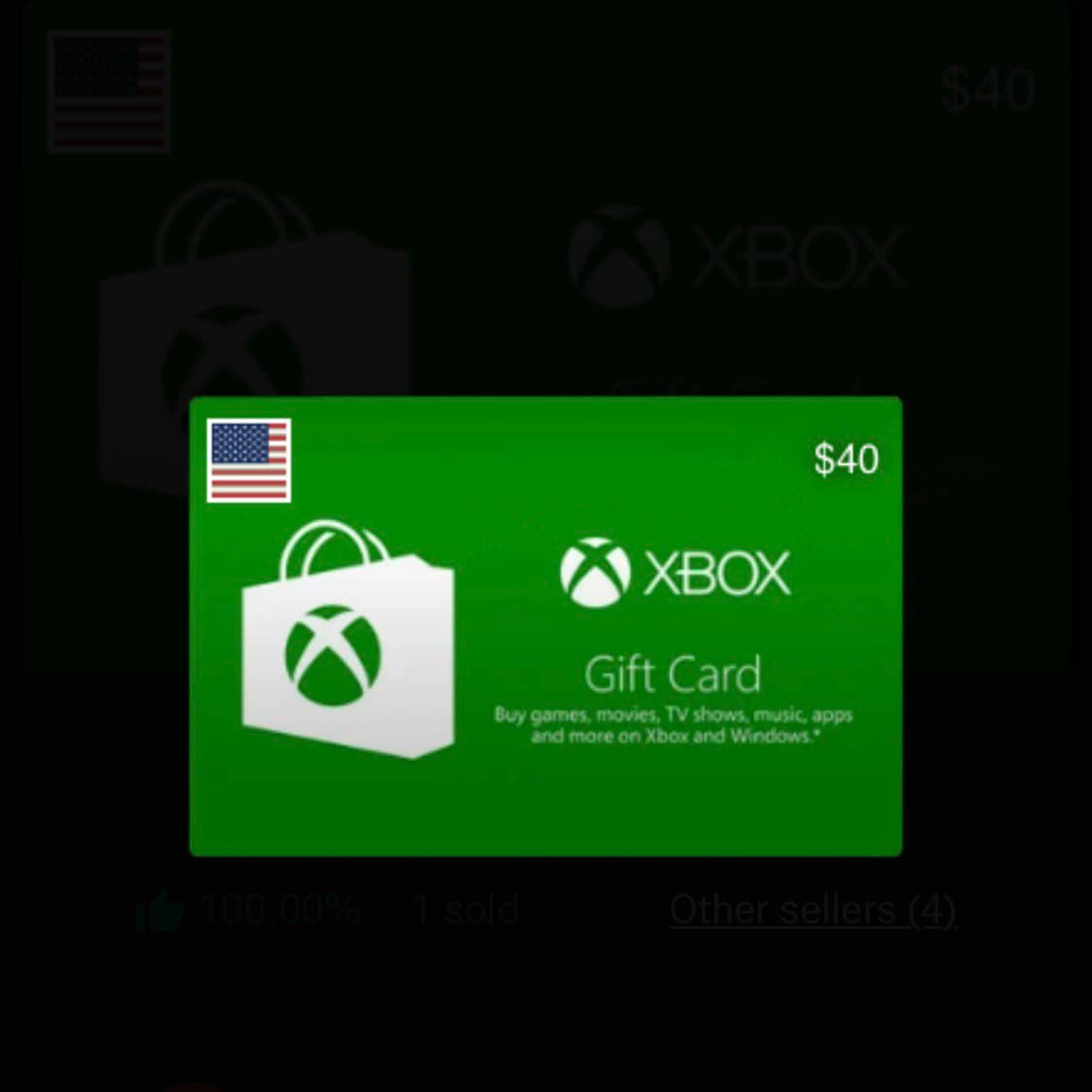 Xbox Live Gift Card USD 40 (US) product image