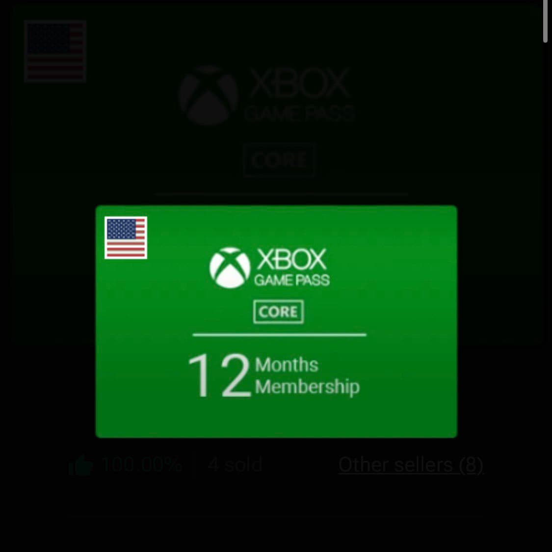 Xbox Game Pass Core 12 Months Membership (US) product image